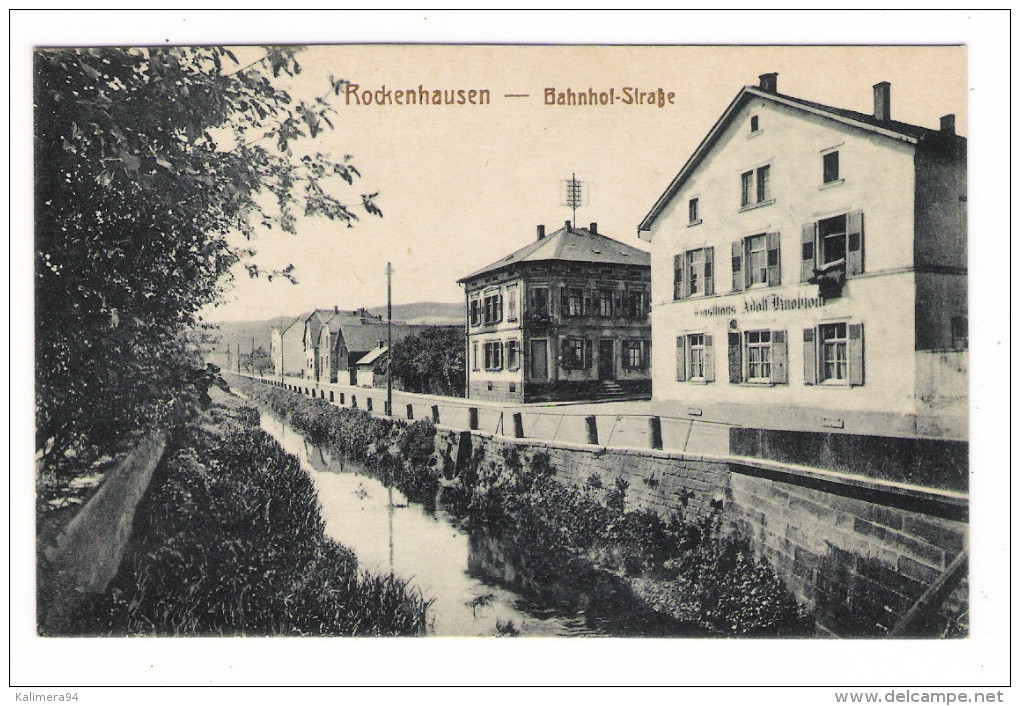 ALLEMAGNE  /  ROCKENHAUSEN  /  BAHNHOF  STRASSE - Rockenhausen