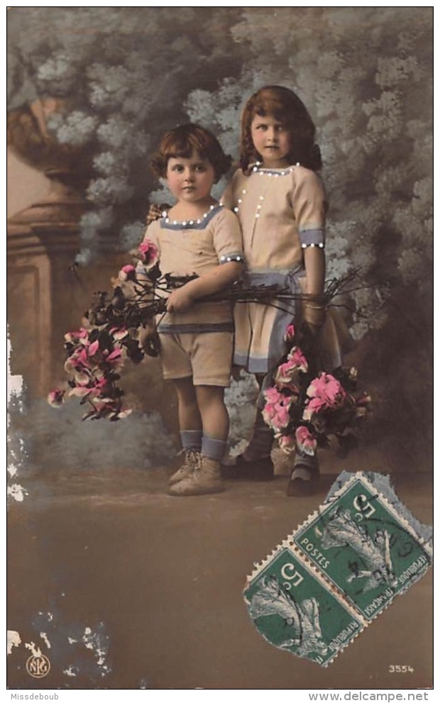 LOT 99 CPA - Patriotiques, 1914-1918, poilu, femme, enfant, Patriotic Frenchman, war 1914-1918 - ecrites lot 3- scannées