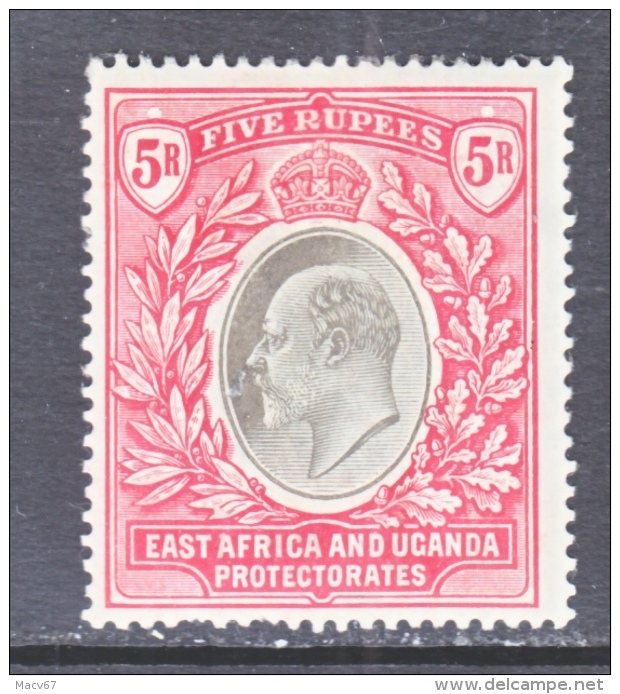 EAST AFRICA & UGANDA  PROTECTORATES  29   Fault   *  Wmk 3 Multi  CA - East Africa & Uganda Protectorates