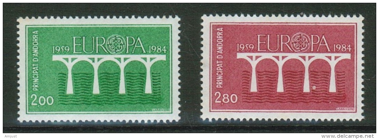 Europa-Cept // 1984// Andorra-Français Yvert&Tellier 329-330 Timbres Neufs ** - 1984