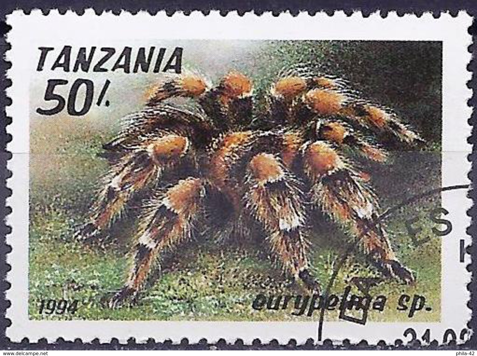Tanzania 1994 - Spider : Tarentula ( Mi 1799  - YT 1586 ) - Araignées