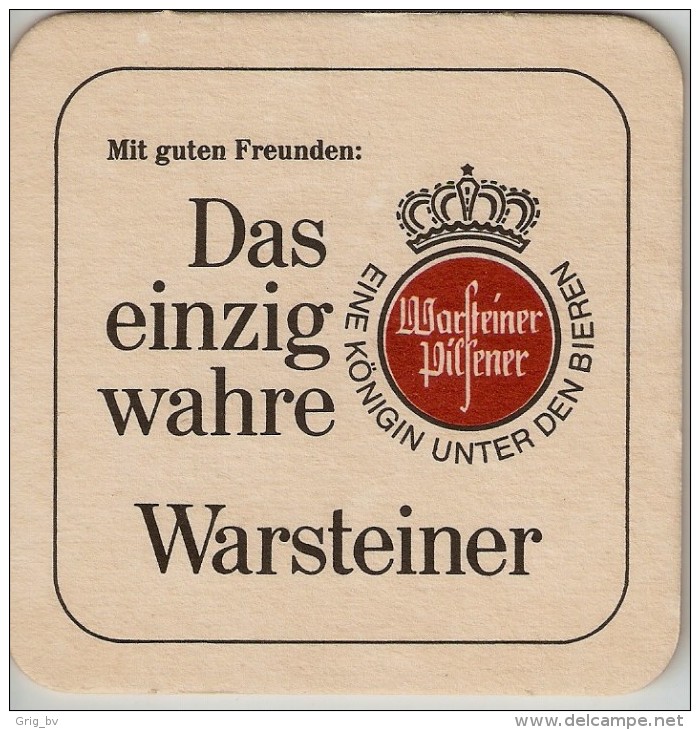 DAS EINZIG WAHRE WARSTEINER - Sous-bocks