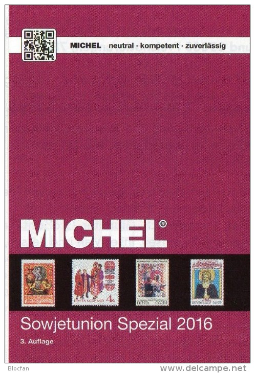 MICHEL Sowjetunion Spezial Briefmarken Katalog 2017 New 150&euro; Porto/Lokal/Gebühren-Marken Special Catalogues USSR CC - Lexiques