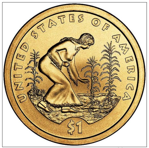 1 $ Dollaro Nativi Dollar Sacagawea 2009 DENVER Serie Native Dollar USA - 2000-…: Sacagawea