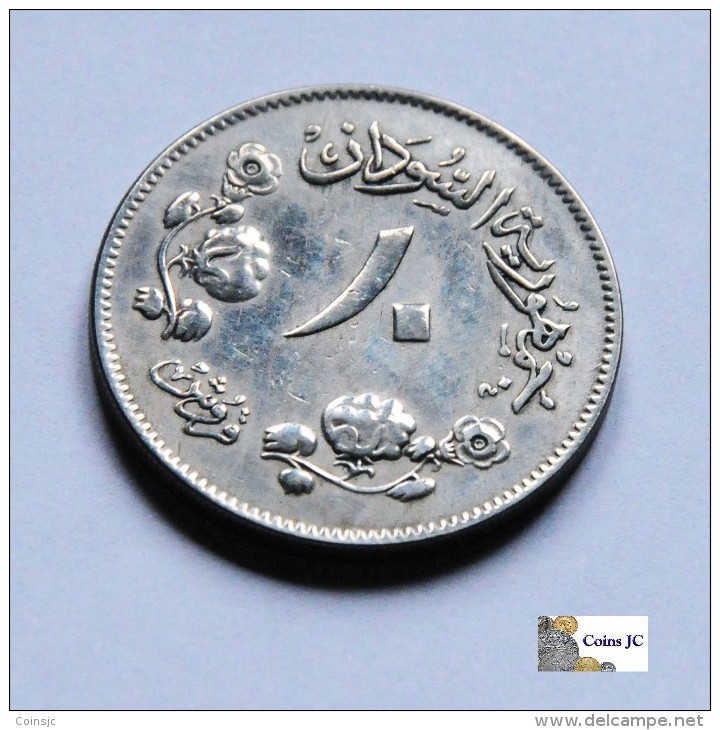 Sudan - 10 Ghirsh - 1956 - Soedan