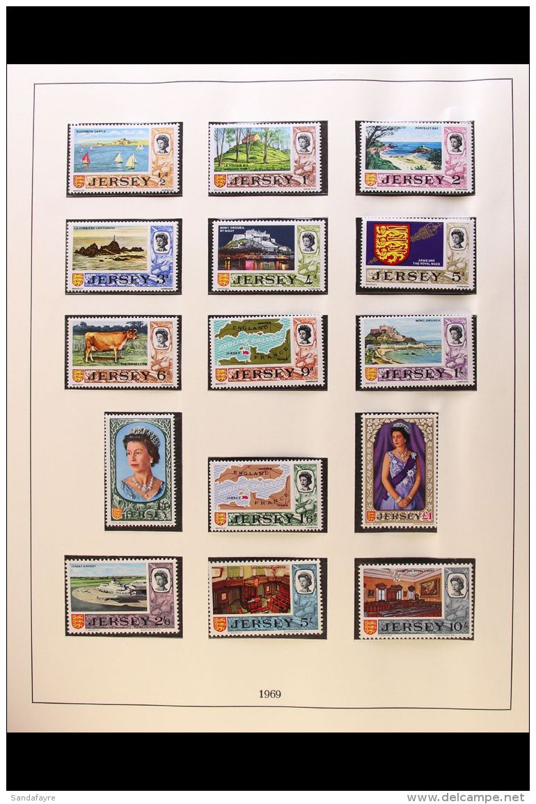 JERSEY 1948-1990 NEVER HINGED MINT Virtually Complete Collection Presented In A Pair Of Quality Hingeless Albums... - Andere & Zonder Classificatie