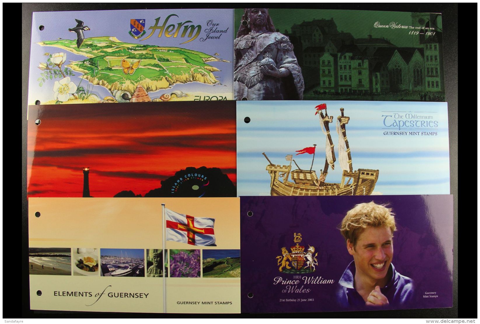 GUERNSEY 1997-2205 Presentation Packs All Different Collection, Includes 2003 Prince William, 2004 Europa, 2004... - Altri & Non Classificati
