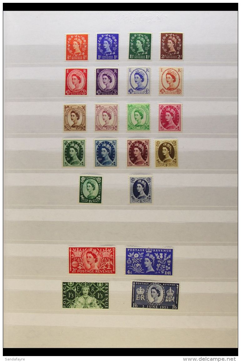 1952-1970 NEVER HINGED MINT COLLECTION With Wilding Definitive 1952-54 Tudor Crown Set, 1955-58 St Edwards Crown... - Andere & Zonder Classificatie