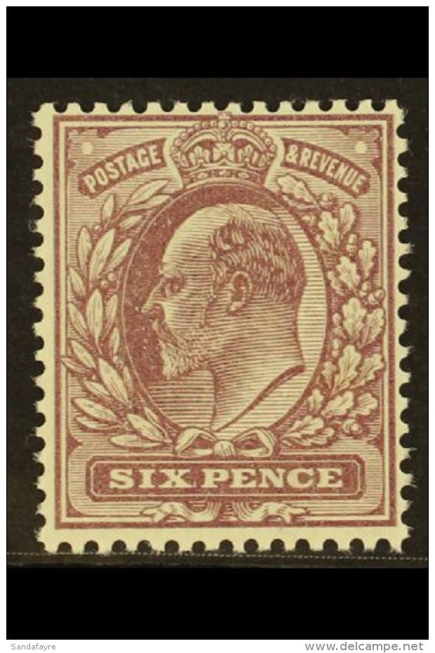 1911-13 6d Dark Purple "Golden Brown" Fluorescent Ink, SG Spec M33(6), Never Hinged Mint. For More Images, Please... - Zonder Classificatie