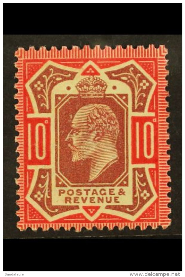 1911 10d Dull Red Purple &amp; Scarlet Somerset House, SG Spec M44(1), Lightly Hinged Mint. For More Images,... - Zonder Classificatie