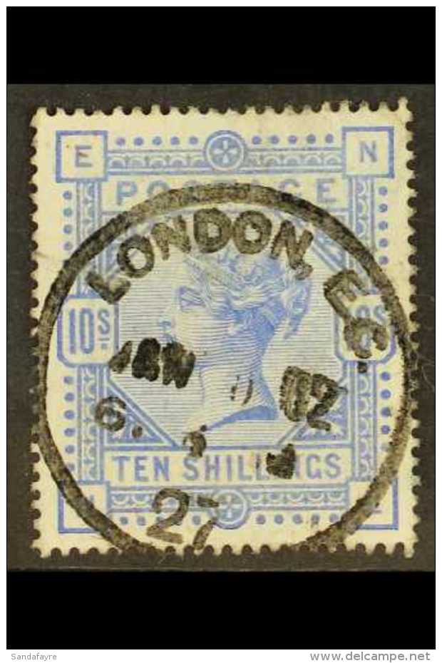 1883-4 10s Ultramarine, SG 183, Good Used With Neat "London" Circular Cancel, Cat.&pound;525. For More Images,... - Andere & Zonder Classificatie