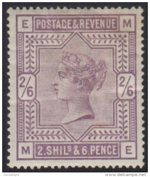 1883 2s 6d Lilac, SG 178, Fresh Mint Og But Creased. Good Appearance. Cat SG &pound;600. For More Images, Please... - Andere & Zonder Classificatie
