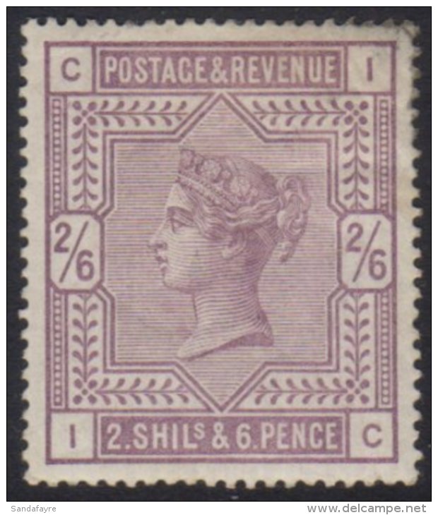 1883 2s 6d Lilac, SG 178, Disturbed Mint Og With Couple Small Creases. Cat SG &pound;600 For More Images, Please... - Andere & Zonder Classificatie