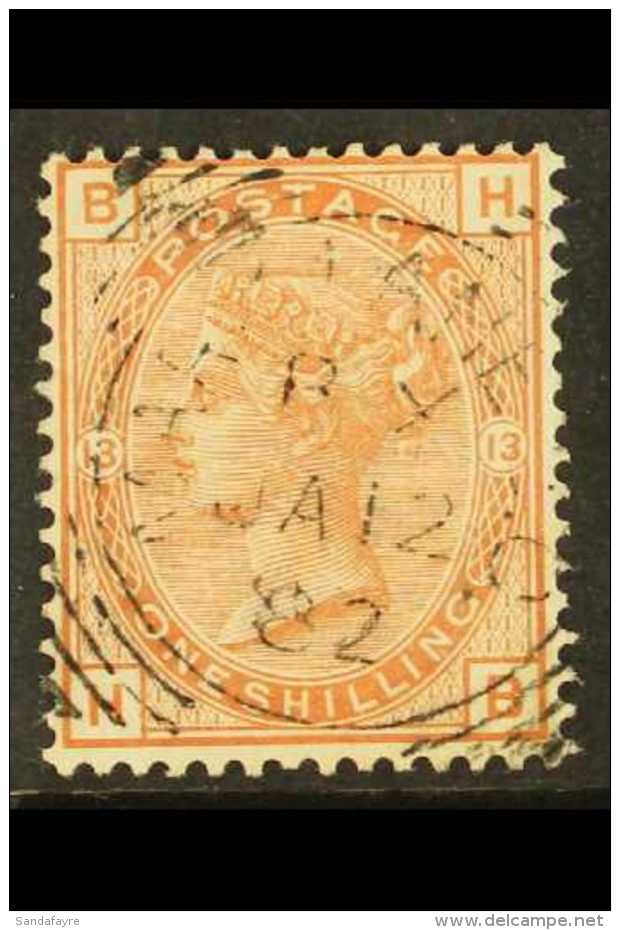 1880-83 1s Orange-brown, SG 163, Plate 13, Very Fine Used. For More Images, Please Visit... - Andere & Zonder Classificatie