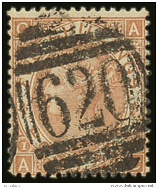 1880 2s Brown, Wmk Spray, SG 121, A Fine Used Example With Strong Original Colour &amp; Full Perfs. A Small... - Andere & Zonder Classificatie