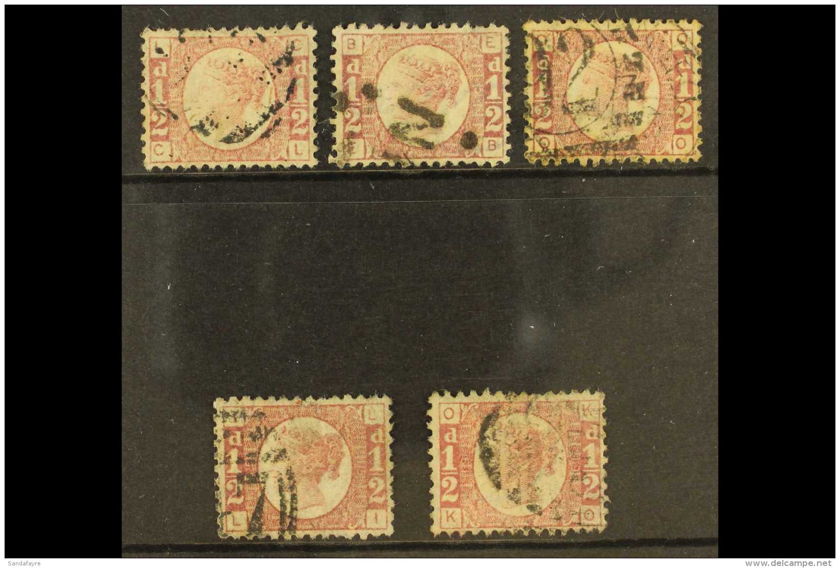 1870 &frac12;d 'Bantams' Small Selection Of Scarce WELL-CENTRED Used Stamps, Each With The Design Clear Of The... - Andere & Zonder Classificatie