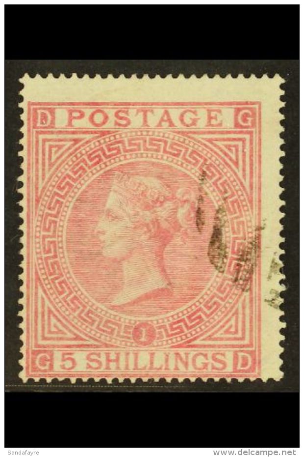 1867 5s Pale Rose, SG 127, Plate 1, Used With Lovely Small Part Cancellation Leaving The Portrait Clear. For More... - Andere & Zonder Classificatie