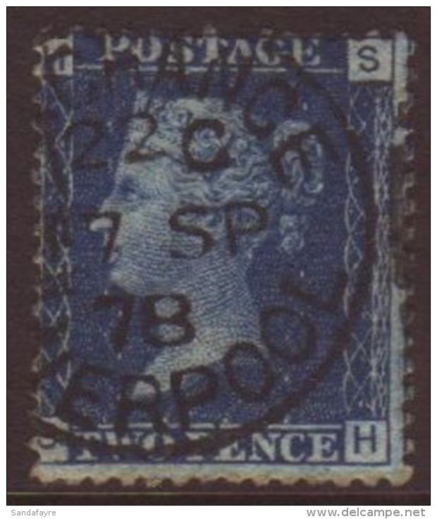 1858-79 2d Deep Blue, Plate 15, SG 47, Very Fine Used With Neat LIVERPOOL EXCHANGE Fully Dated Cds Cancel. For... - Andere & Zonder Classificatie