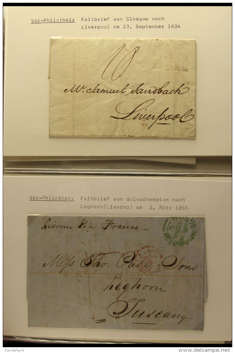 1804-99 POSTAL HISTORY COLLECTION An Attractive &amp; Interesting Collection Of Envelopes Inc Registered &amp;... - Other & Unclassified