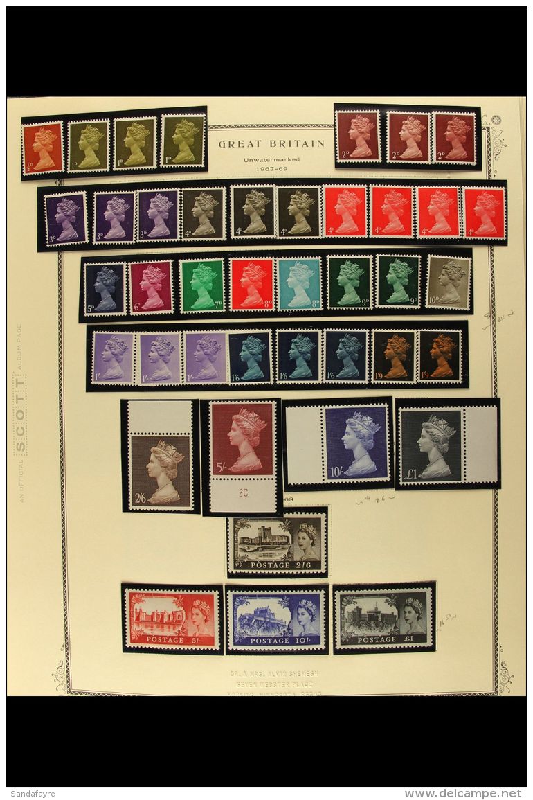 1936-81 MINT &amp; USED COLLECTION On Printed Pages, Chiefly All Different. A Useful KGVI Range Inc 1937-39 Defin... - Andere & Zonder Classificatie