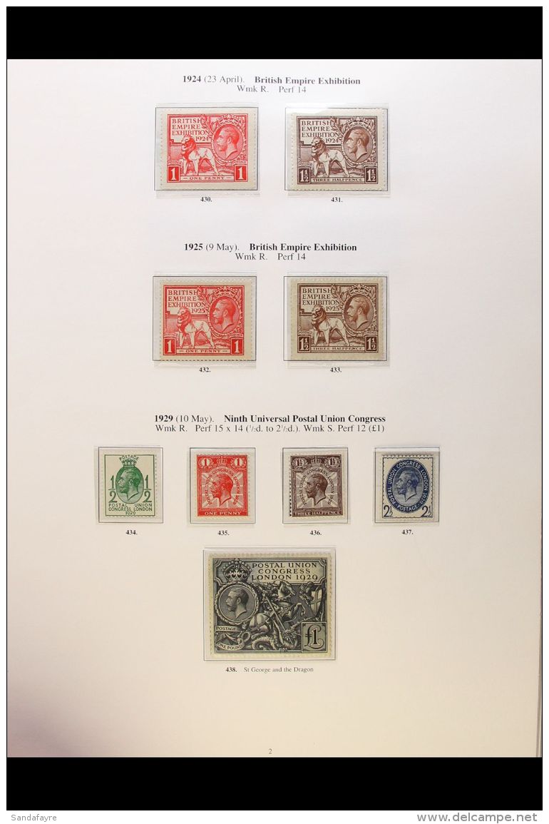 1924-83 MINT COMMEMORATIVES COLLECTION An Attractive Collection Presented In Mounts In A "Stanley Gibbons"... - Other & Unclassified