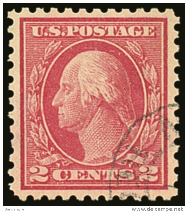 1915 2c Pale Carmine- Red Perf 11, Wmk 190, Scott 461, Very Fine - Extremely Fine Used With Delightful Corner... - Andere & Zonder Classificatie