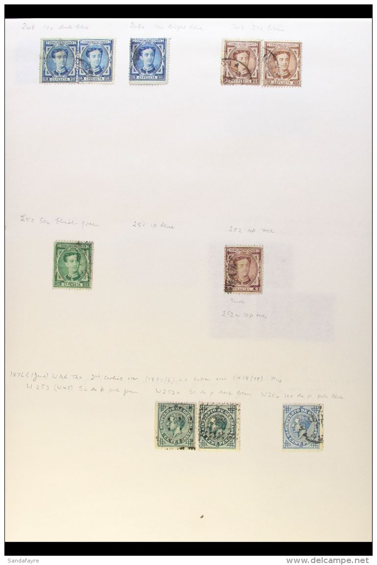 1850-1988 EXTENSIVE MINT &amp; USED COLLECTION A Large Collection Presented Chronologically In A Series Of 4 Home... - Andere & Zonder Classificatie