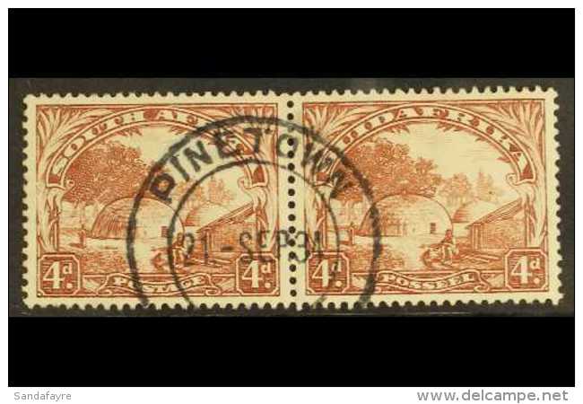 1930-45 4d Brown, Watermark Upright, SG 46, Very Fine Used With Clear "PINETOWN 21 SEP 34" Postmark. For More... - Zonder Classificatie