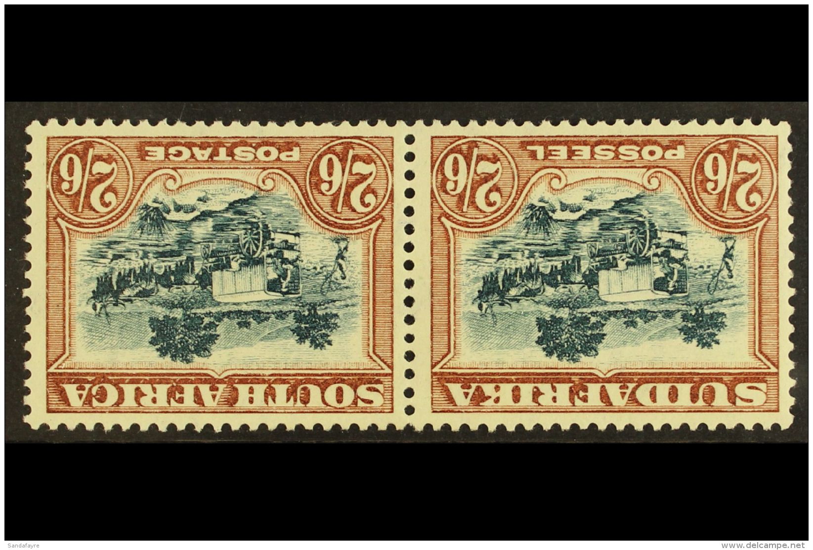 1930-44 2s6d Green &amp; Brown, Watermark Inverted, SG 49aw, Very Fine Mint. For More Images, Please Visit... - Zonder Classificatie