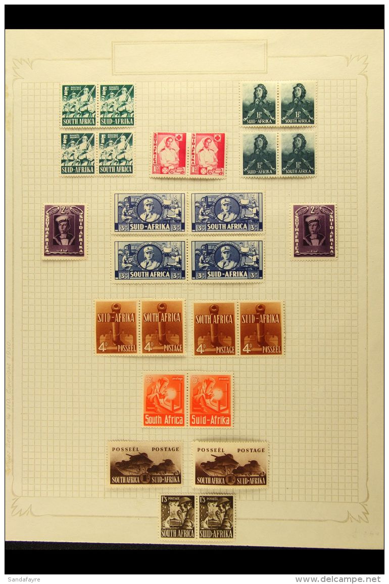 1910-46 MINT COLLECTION On Album Pages, Includes 1913-24 George V Heads Range To 2s6d, 1933-36 Voortrekker Set In... - Zonder Classificatie