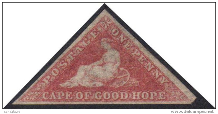 CAPE OF GOOD HOPE 1858 1d Rose, SG 5a, Fine Unused With 3 Small To Large Margins. For More Images, Please Visit... - Zonder Classificatie
