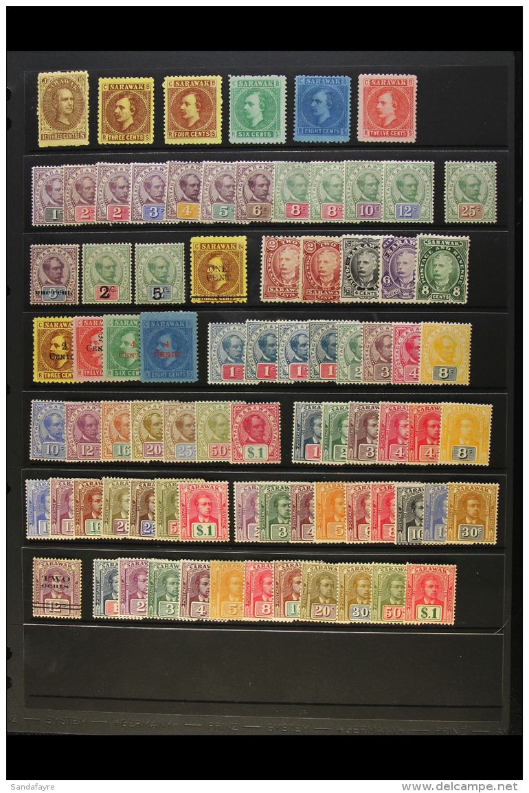 1869-1929 VALUABLE FINE MINT COLLECTION A Lovely All Different Range, Incl. 1869 3c, 1888-97 1c To 12c And 25c... - Sarawak (...-1963)