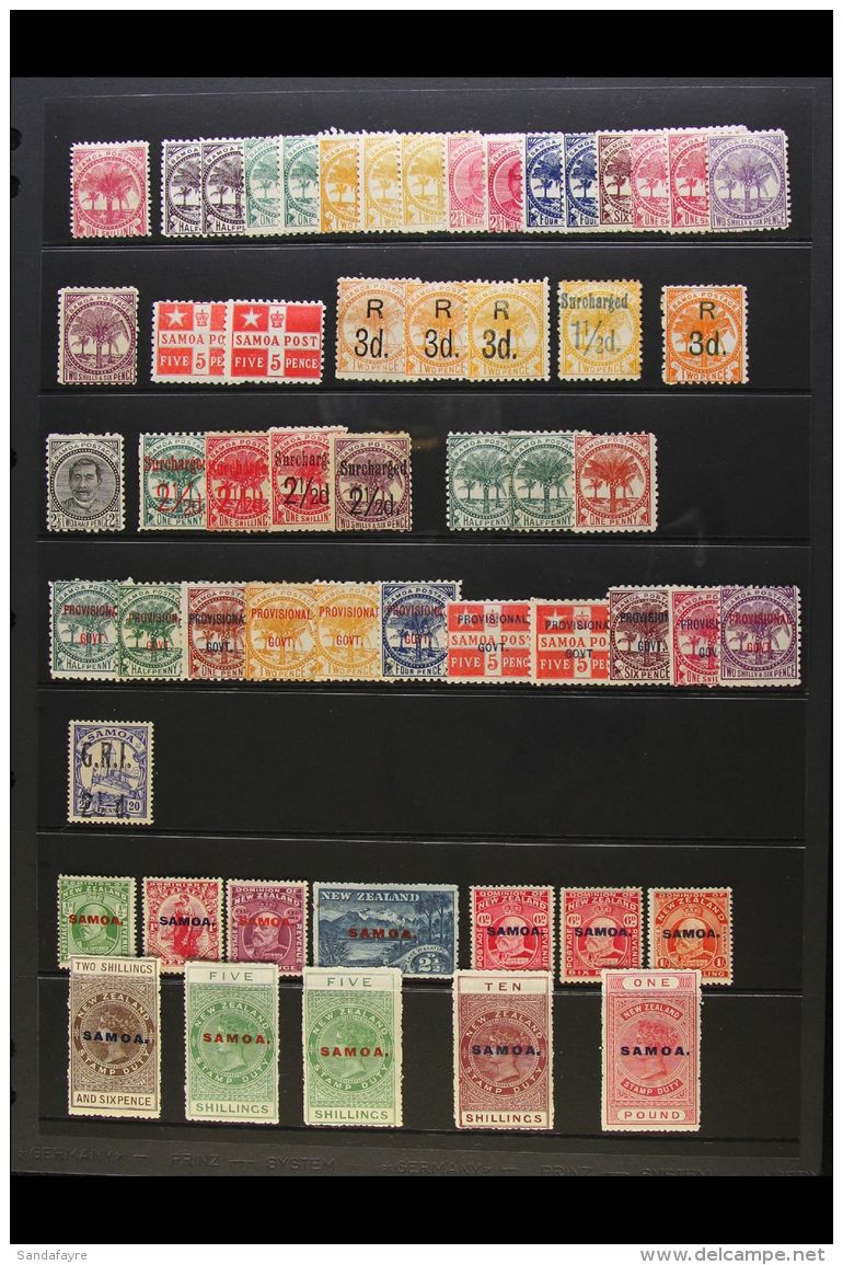 1886 - 1953 FRESH MINT COLLECTION Useful Collection Including Range Of Palm Trees To 2s 6d With Various Perf... - Samoa