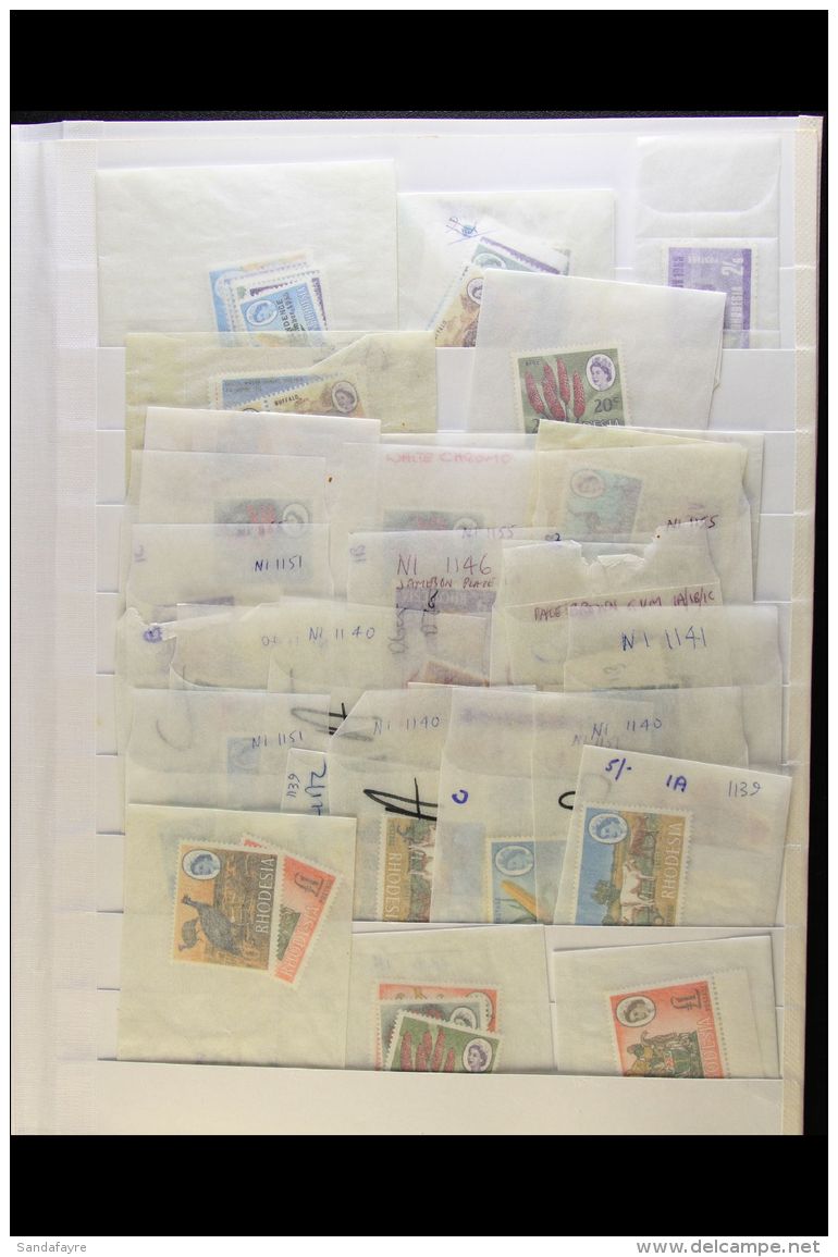 1965-68 NEVER HINGED MINT A Small Range, Post Office Fresh In Glassine Envelopes On A Pair Of Stock Pages With... - Altri & Non Classificati
