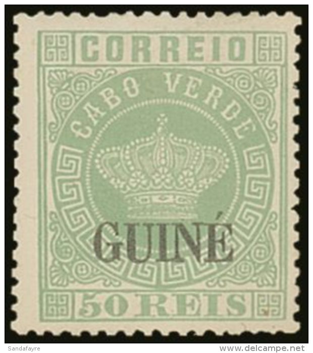 PORTUGUESE GUINEA 1885 REPRINT Of The 1881-84 50r Green Opt On Cape Verde, Perf 13&frac12; On Thick Paper, Afinsa... - Andere & Zonder Classificatie