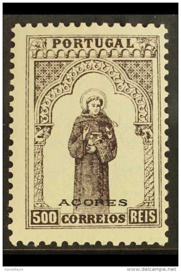 AZORES 1895 500r Brown &amp; Green, Afinsa 86, Fine Mint For More Images, Please Visit... - Otros & Sin Clasificación