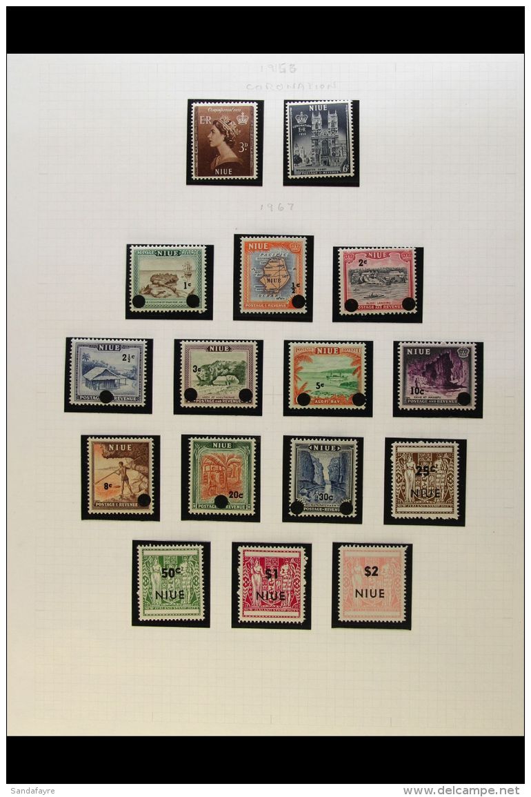 1953-80 Superb Mint Collection, Looks To Be Essentially Complete With Everything From 1974 Onwards Never Hinged... - Niue