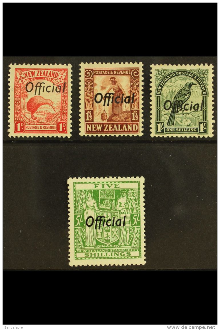 OFFICIAL 1927 Overprint Set Complete, SG O115/9, Very Fine Mint. (4 Stamps) For More Images, Please Visit... - Andere & Zonder Classificatie