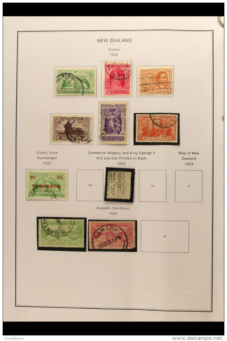 1915-97 USED COLLECTION Housed In A Basic Printed Album, ALL DIFFERENT COLLECTION Begins With Range Of 1915-19 KGV... - Andere & Zonder Classificatie