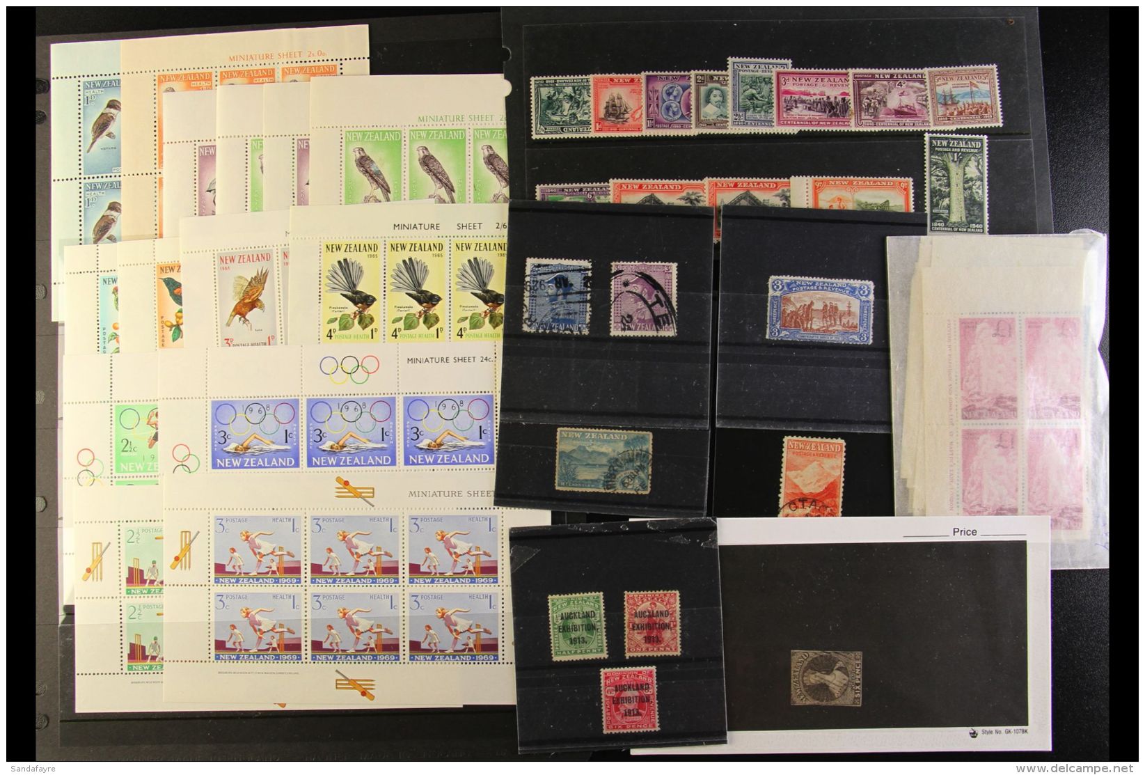 1862-1969 INTERESTING BETTER RANGES In A Box, Inc 1862-64 1d (faked Blueing) &amp; 6d Used (3+ Margins, Faults),... - Andere & Zonder Classificatie