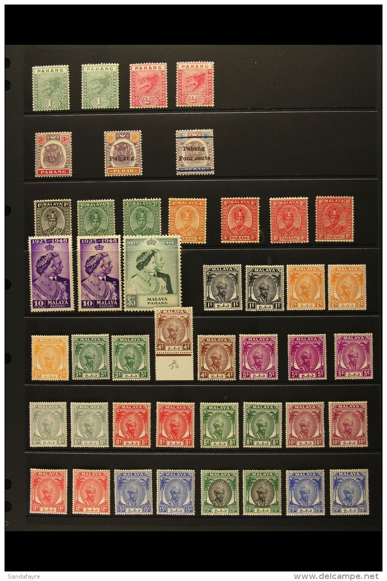 PAHANG 1891-1978 MINT COLLECTION On A Pair Of Stock Pages. Includes 1935-41 Range To 8c, 1948 RSW Set, 1951-55... - Altri & Non Classificati