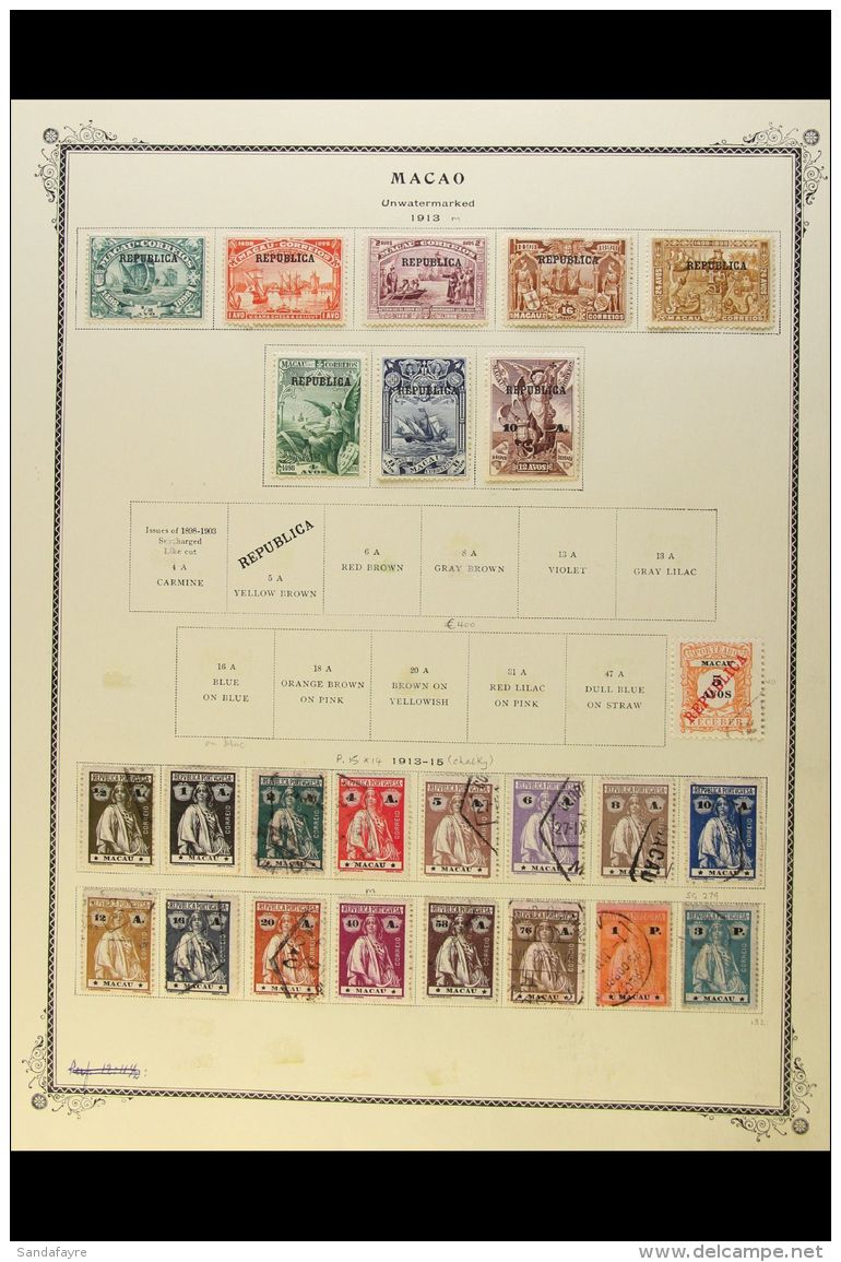 1913-1960 ALL DIFFERENT "REPUBLIC" COLLECTION CAT &pound;4000+ A Valuable And Useful Mint &amp; Used Collection... - Andere & Zonder Classificatie