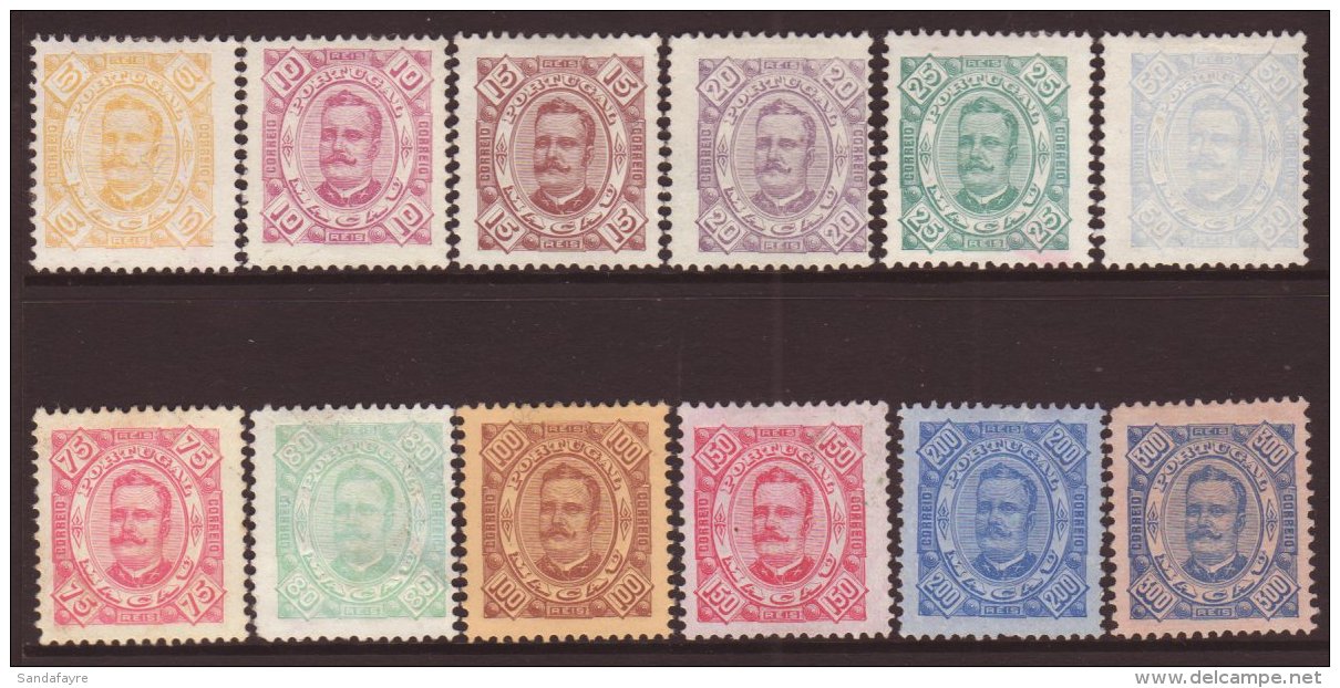 1894 King Carlos Set Complete, SG 91/102, Unused As Issued, Fresh (12 Stamps) For More Images, Please Visit... - Andere & Zonder Classificatie