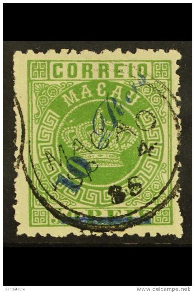 1885 10r On 50r Green (local Surcharge) Perf 12&frac12;, SG 34, Very Fine Used For More Images, Please Visit... - Andere & Zonder Classificatie