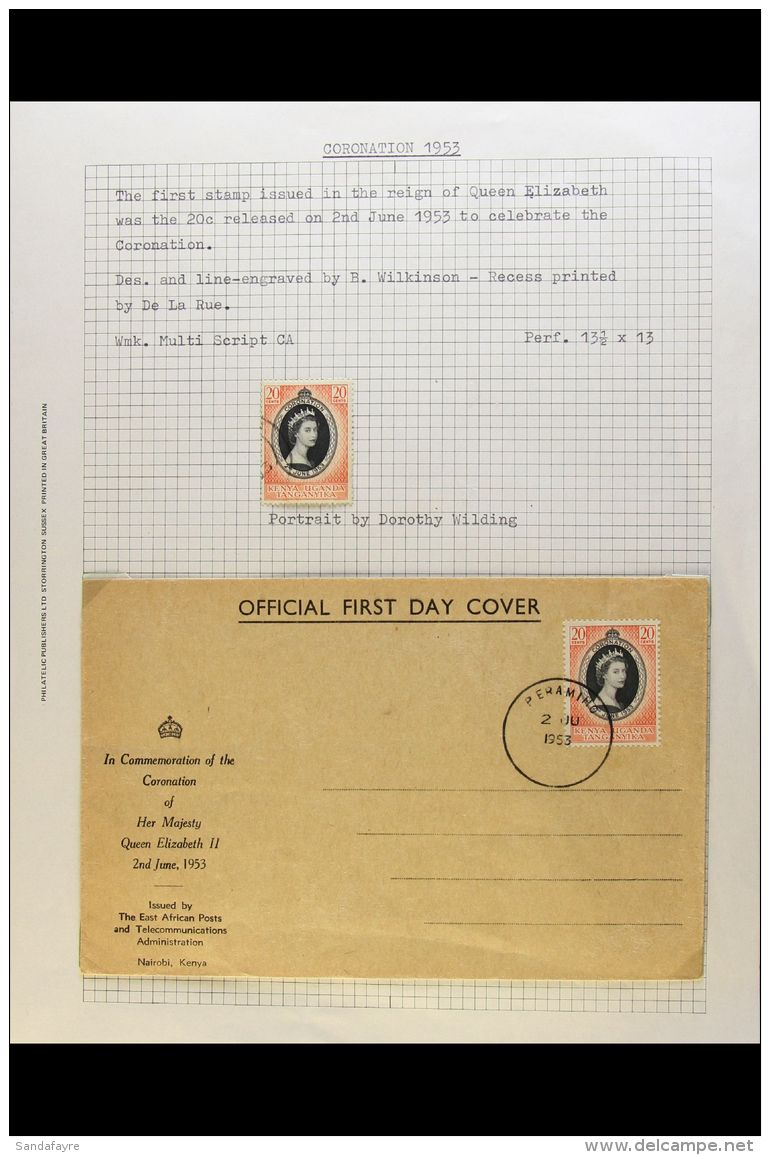 1953-76 NEAR- COMPLETE VERY FINE USED Collection, Often With Accompanying Illustrated FDC's, With Useful... - Vide