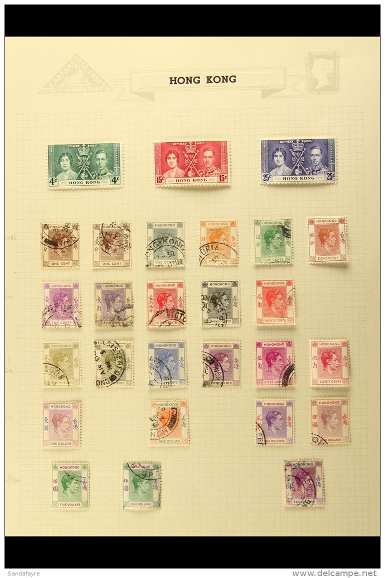 1937-1963 ATTRACTIVE ORIGINAL COLLECTION On Album Pages, Mint And Used, Generally Fine/very Fine Condition. With... - Other & Unclassified
