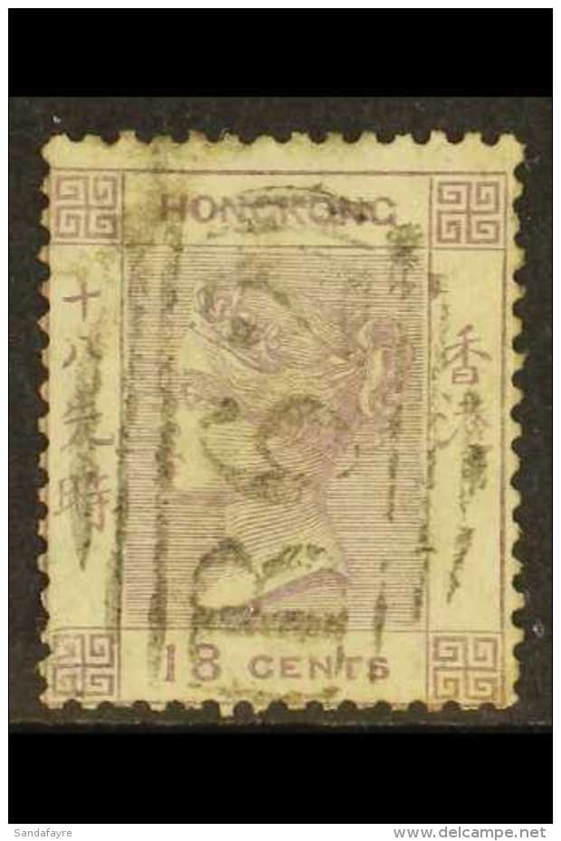 1863-71 18c Lilac Wmk Crown CC, SG 13, Lightly Used With Good Perfs, Thin Patch. A Presentable Example Of This... - Andere & Zonder Classificatie