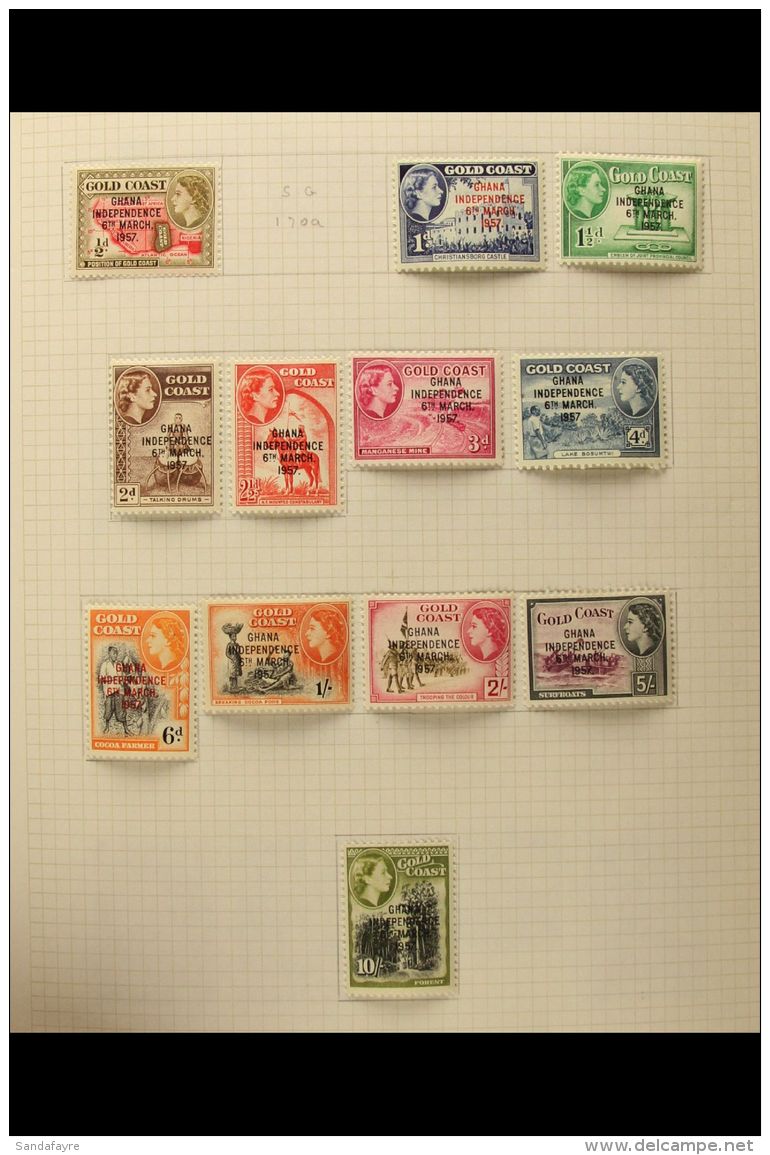 1957-75 EXTENSIVE MINT COLLECTION Neatly Presented In A Springback Album. A Highly Complete Collection, ALL... - Ghana (1957-...)
