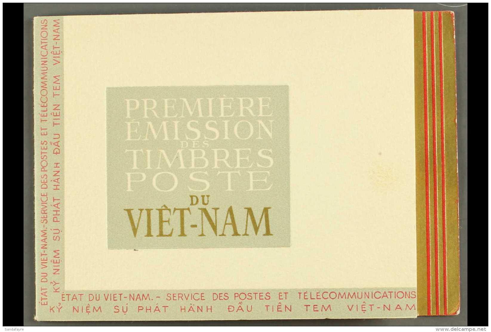 VIETNAM 1951 Pictorial Booklet Of 5 Sheets, See After SG 73, Very Fine And Fresh Unused. For More Images, Please... - Altri & Non Classificati