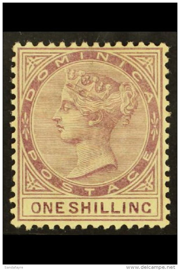 1886-90 1s Dull Magenta, SG 26, Fine Mint For More Images, Please Visit... - Dominica (...-1978)
